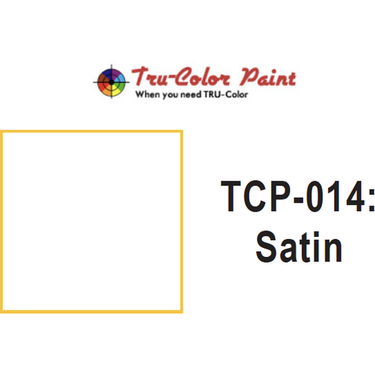Tru-Color Paint, TCP-014, Airbrush Ready, Satin, 1 oz