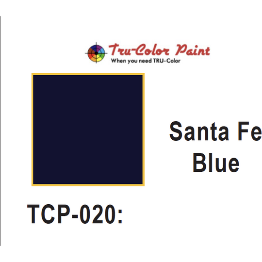 Tru-Color Paint, TCP-020, Airbrush Ready, Santa Fe Blue, 1 oz