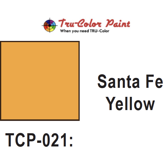 Tru-Color Paint, TCP-021, Airbrush Ready, Santa Fe Yellow, 1 oz