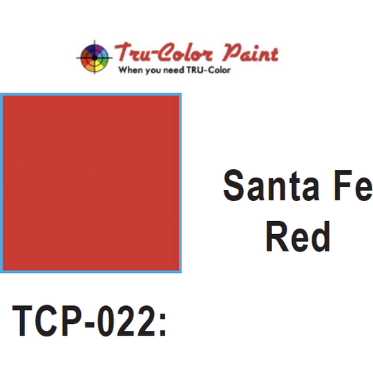 Tru-Color Paint, TCP-022, Airbrush Ready, Santa Fe Red, 1 oz