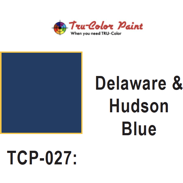 Tru-Color Paint, TCP-027, Airbrush Ready, Delaware & Hudson Blue, 1 oz