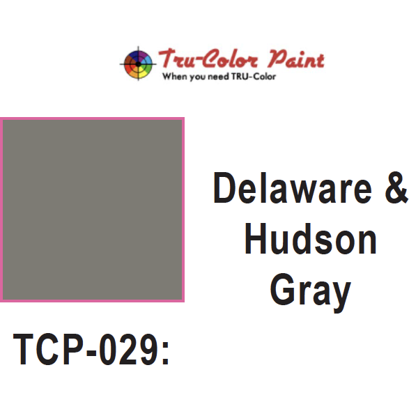 Tru-Color Paint, TCP-029, Airbrush Ready, Delaware & Hudson Gray, 1 oz