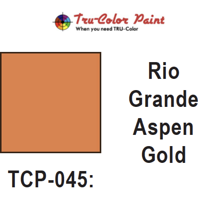 Tru-Color Paint, TCP-045, Airbrush Ready, Rio Grande Aspen Gold, 1 oz