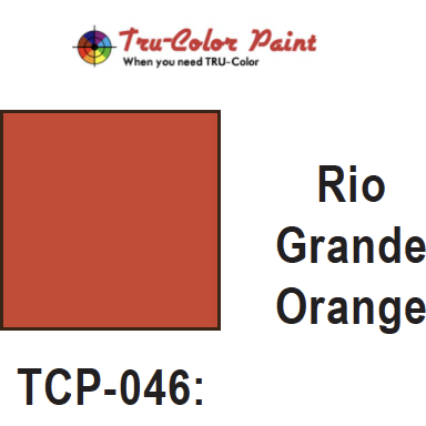 Tru-Color Paint, TCP-046, Airbrush Ready, Rio Grande Orange, 1 oz
