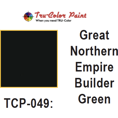 Tru-Color Paint, TCP-049, Airbrush Ready, Great Northern Empire Builder Green, 1 oz