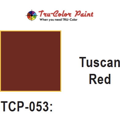 Tru-Color Paint, TCP-053, Airbrush Ready, Tuscan Red, 1 oz