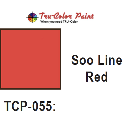 Tru-Color Paint, TCP-055, Airbrush Ready, SOO Red, 1 oz
