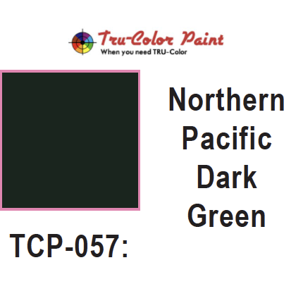 Tru-Color Paint, TCP-057, Airbrush Ready, Northern Pacific Dark Green/North Coast, 1 oz