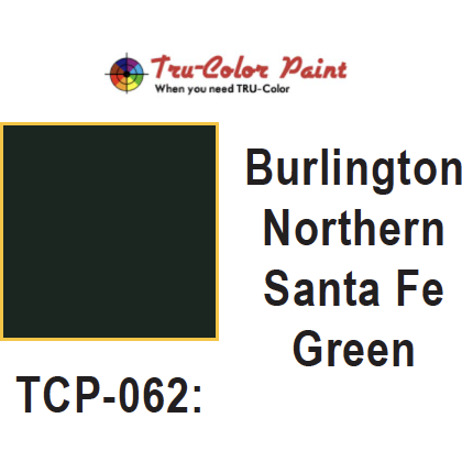 Tru-Color Paint, TCP-062, Airbrush Ready, BNSF Green, 1 oz