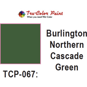 Tru-Color Paint, TCP-067, Airbrush Ready, Burlington Northern Cascade Green, 1 oz
