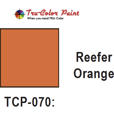 Tru-Color Paint, TCP-070, Airbrush Ready, Reefer Orange, 1 oz