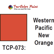 Tru-Color Paint, TCP-073, Airbrush Ready, Western Pacific New Orange, 1 oz