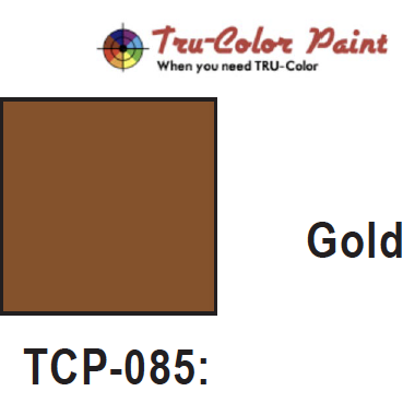 Tru-Color Paint, TCP-085, Airbrush Ready, Gold, 1 oz