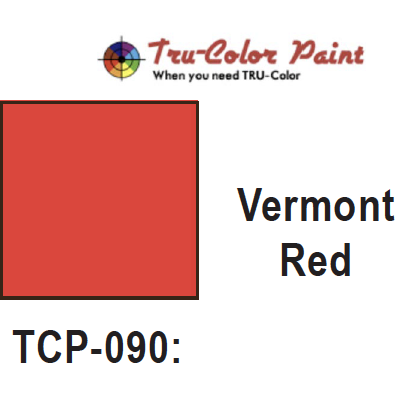 Tru-Color Paint, TCP-090, Airbrush Ready, Vermont Red, 1 oz