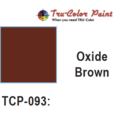 Tru-Color Paint, TCP-093, Airbrush Ready, US Oxide Brown, 1 oz