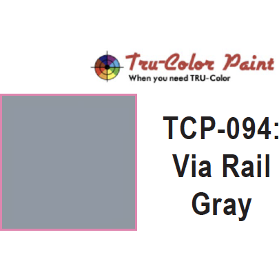 Tru-Color Paint, TCP-094, Airbrush Ready, VIA Gray, 1 oz