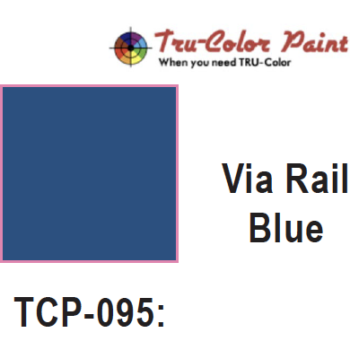 Tru-Color Paint, TCP-095, Airbrush Ready,  VIA Blue, 1 oz