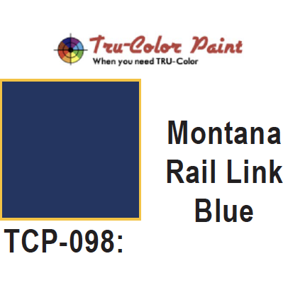 Tru-Color Paint, TCP-098, Airbrush Ready, Montana Rail Link Blue, 1 oz