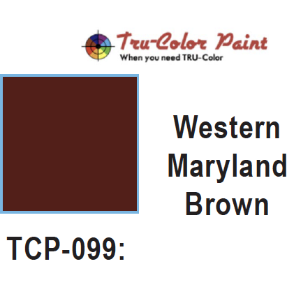 Tru-Color Paint, TCP-099, Airbrush Ready, Western Maryland Brown, 1 oz
