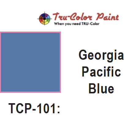 Tru-Color Paint, TCP-101, Air Brush Ready, Georgia Pacific Blue, 1oz