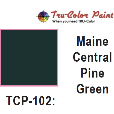 Tru-Color Paint, TCP-102, Airbrush Ready, Maine Central Pine Green, 1 oz