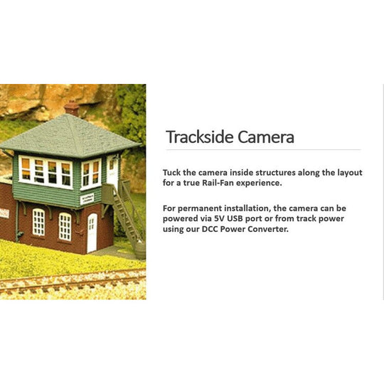 Choo Choo Vision, Multi Scale, CCV-TS-CAM, Trackside Model Railroad Video Camera