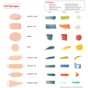 Sofft Art Sponges are made with our semi-absorbent micropore sponge material. Each sponge has a unique shape and size, designed specifically for artists and crafters.