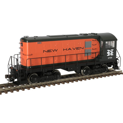 Atlas, HO Scale, 10003990, HH600/660 Locomotive, New Haven (Full Balloon McGinnis), #0930, DCC & Sound