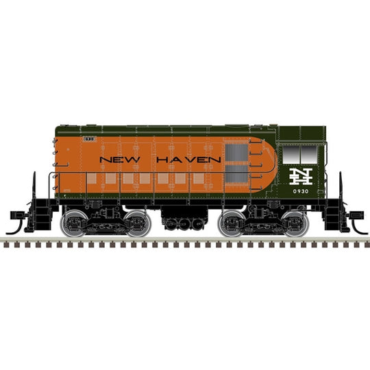 Atlas, HO Scale, 10003976, HH600/660 Locomotive, New Haven - (Full Balloon McGinnis), #0930, DCC Ready