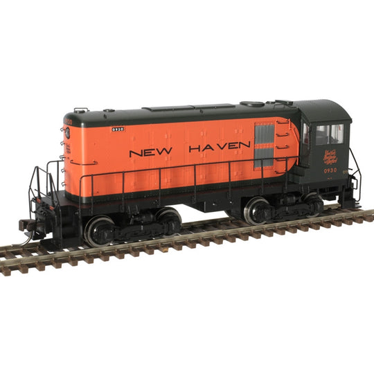 Atlas, HO Scale, 10003997, HH600/660 Locomotive, New Haven (Full Balloon), #0923, DCC & Sound