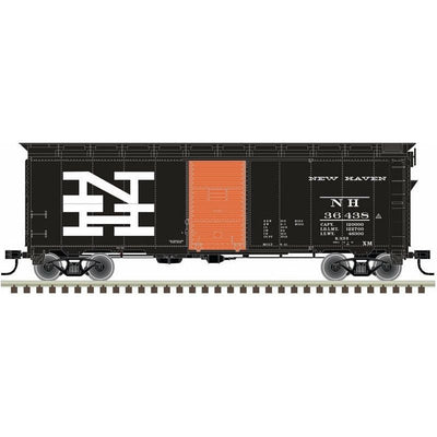 Atlas Trainman, HO Scale, 20006248, 1937 AAR Box Car Kit, New Haven, #36484