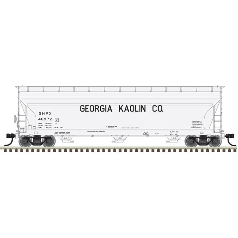 Atlas Master Line HO 20006937 4650 Centerflow Hopper, Georgia Kaolin #46969