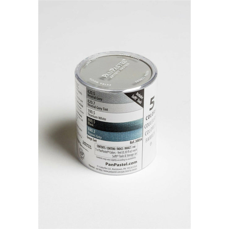 PanPastel, 30054, Greys, 5 Colors, + Sofft Tools