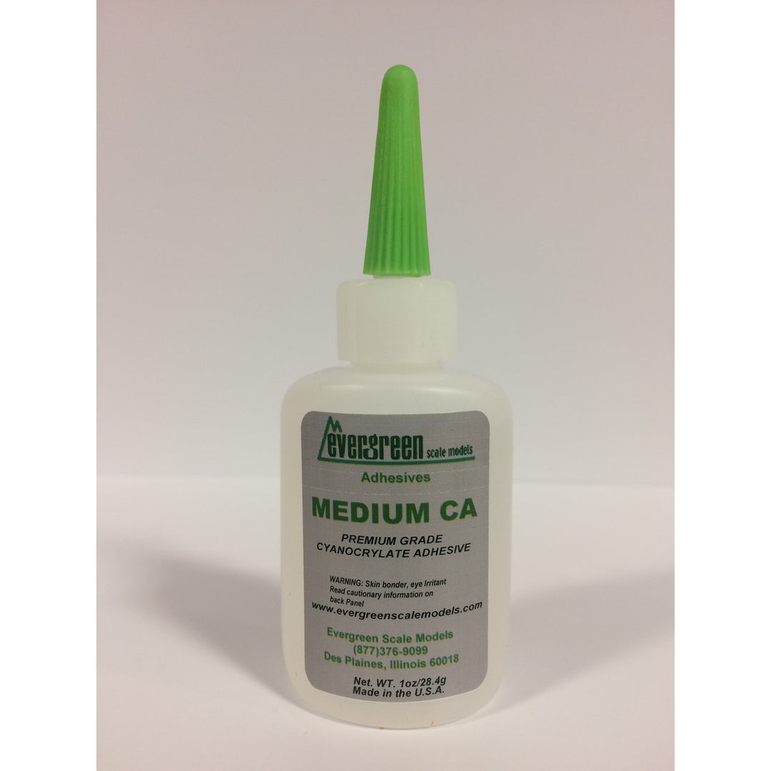 Evergreen, CA Adhesive, Medium CA (Cyanoacrylate Adhesive), 1 Ounce