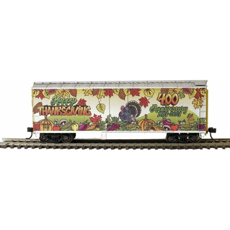 Atlas, N Scale, 50006042, 40' Plug Door Box Car, Thanksgiving Special 2021 PMRX, #1621