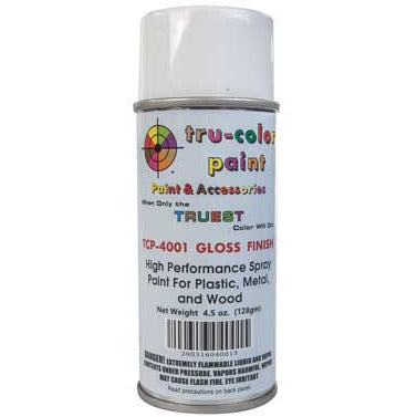 Tru-Color Paint, TCP-4001, Spray Paint, Gloss Finish, 4.5 oz