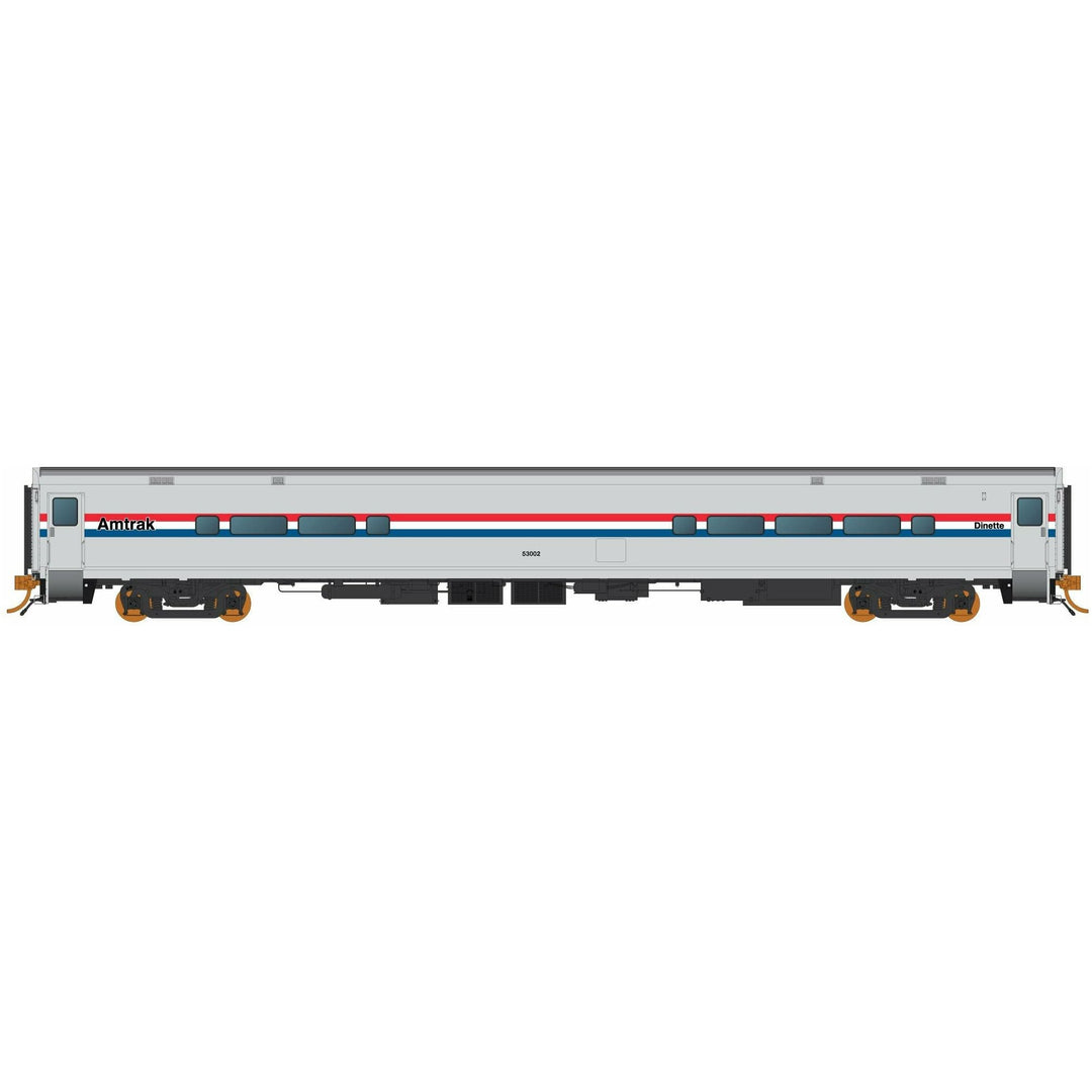 Rapido, N Scale, 528022, Horizon Dinette, Amtrak, Phase III Narrow Stripe, #53002