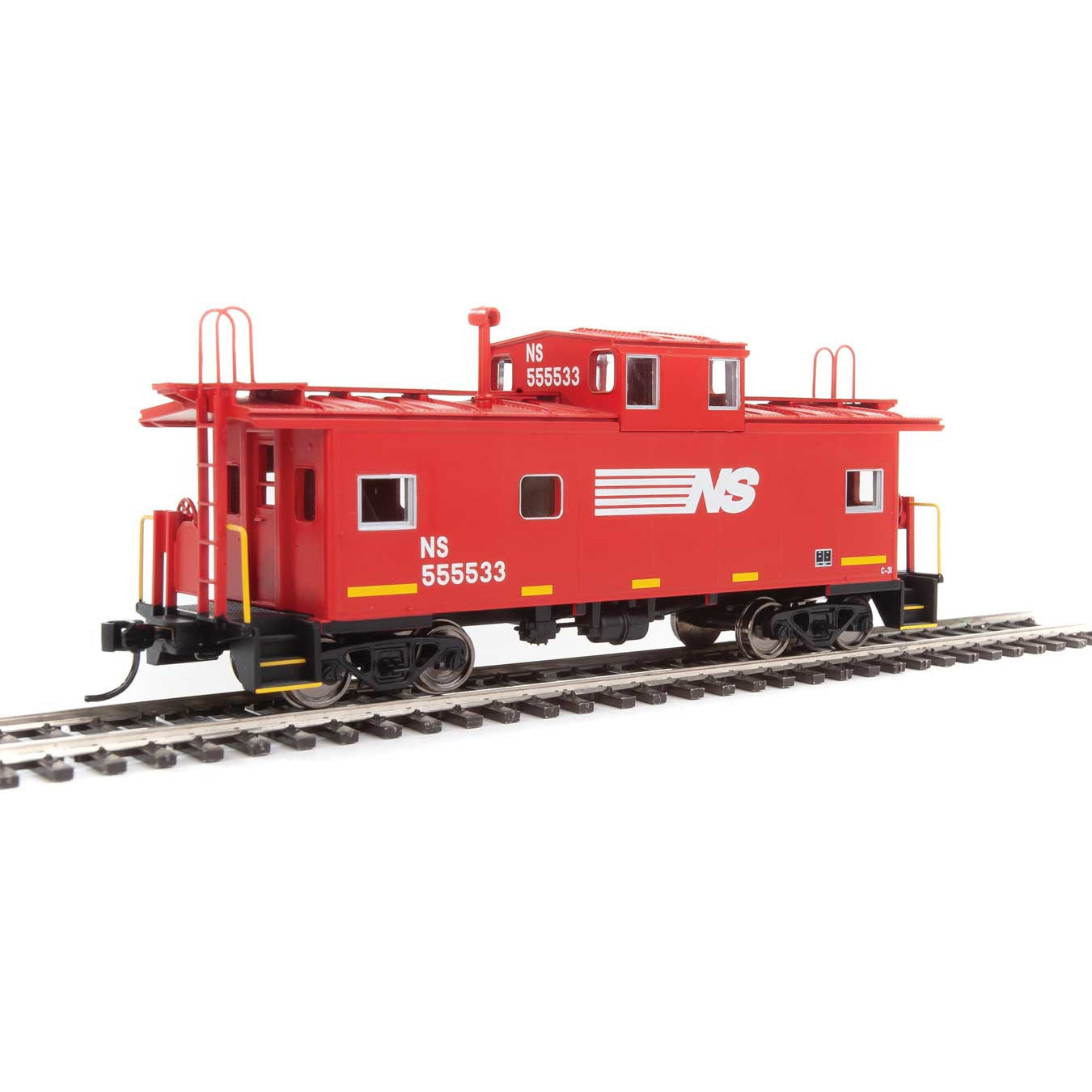 Walthers Mainline, HO, 910-8759, International Wide Vision Caboose, Norfolk Southern #555533