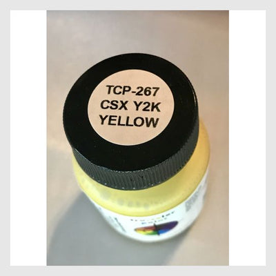 3487362056215 - Tru-Color Paint Tcp-267 Csx Safety Yellow (Original Color) 1 Oz - Rj's Trains