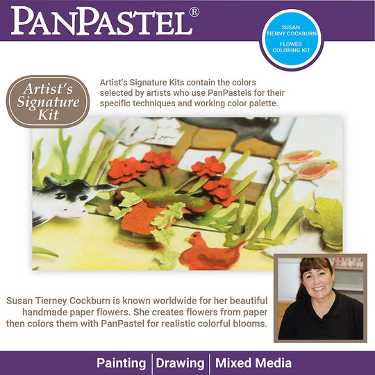 PanPastel, 30117, Susan Tierney Cockburn Flower Kit 3, 10 Colors