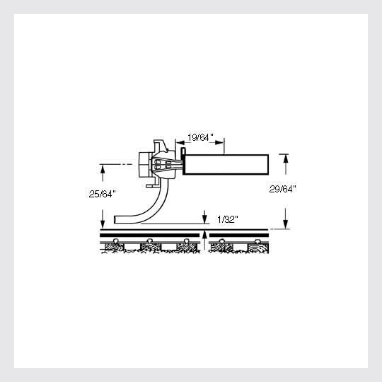 462999158807 - Kadee Ho 119-25 Metal "Se" Shelf Whisker Coupler Medium (19/64") Centerset Shank (25-Pack) - Rj's Trains