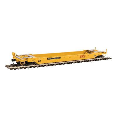 Walthers Proto, HO Scale, 920-109123, Gunderson Rebuilt All-Purpose 40' Well Car, TTX (DTTX), #455970