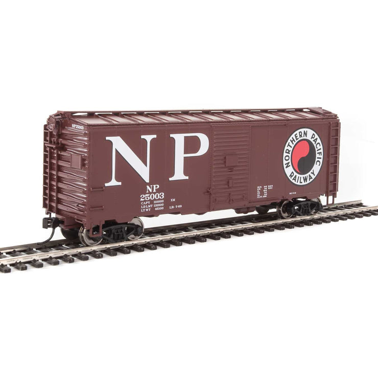 Walthers Mainline, 910-1346, HO Scale, 40' AAR 1944 Box Car, Northern Pacific, #25003