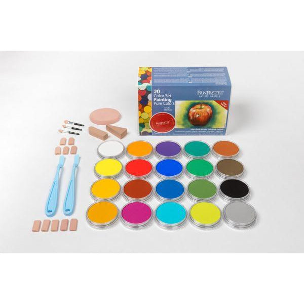 PanPastel, 30201, Pure Colors/Painting (20 Color Set), + Sofft Tools