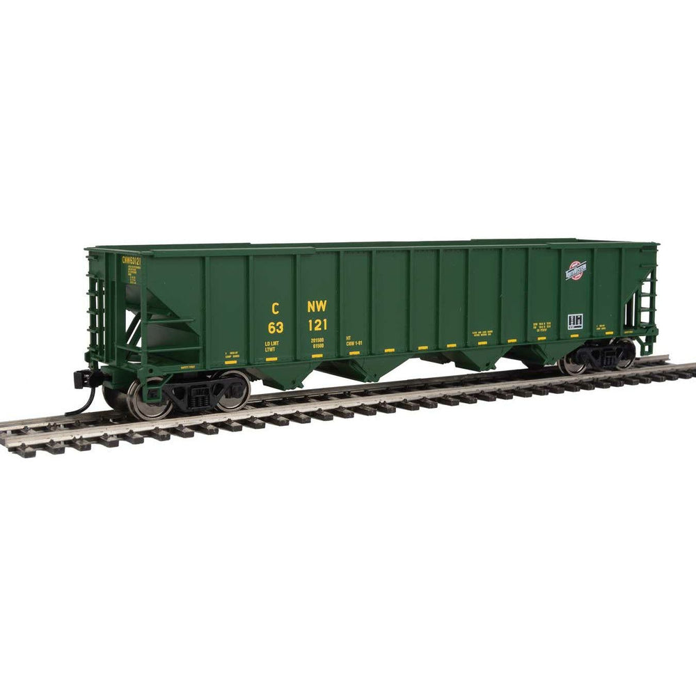 Walthers Mainline, HO Scale, 910-1979, 50' 100-Ton 4-Bay Hopper, Chicago & North Western, #63121