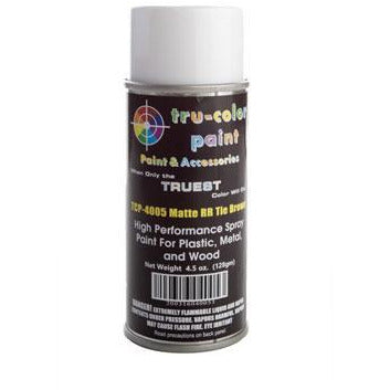 Tru-Color Paint, TCP-4005, Spray Paint, Matte Rail Road Tie Brown, 4.5 oz