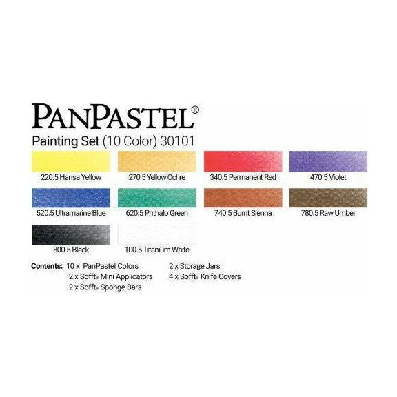PanPastel, 30101, 10-Color Painting , Plus Sofft Tools