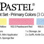PanPastel, 30033, Pearlescent's Primary, 3 Color Set, + Sofft Tools