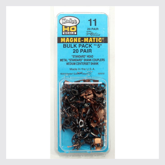646366298135 - Kadee Ho 11 Metal Couplers Bulk Pack No. 5 (20 Pair) - Rj's Trains