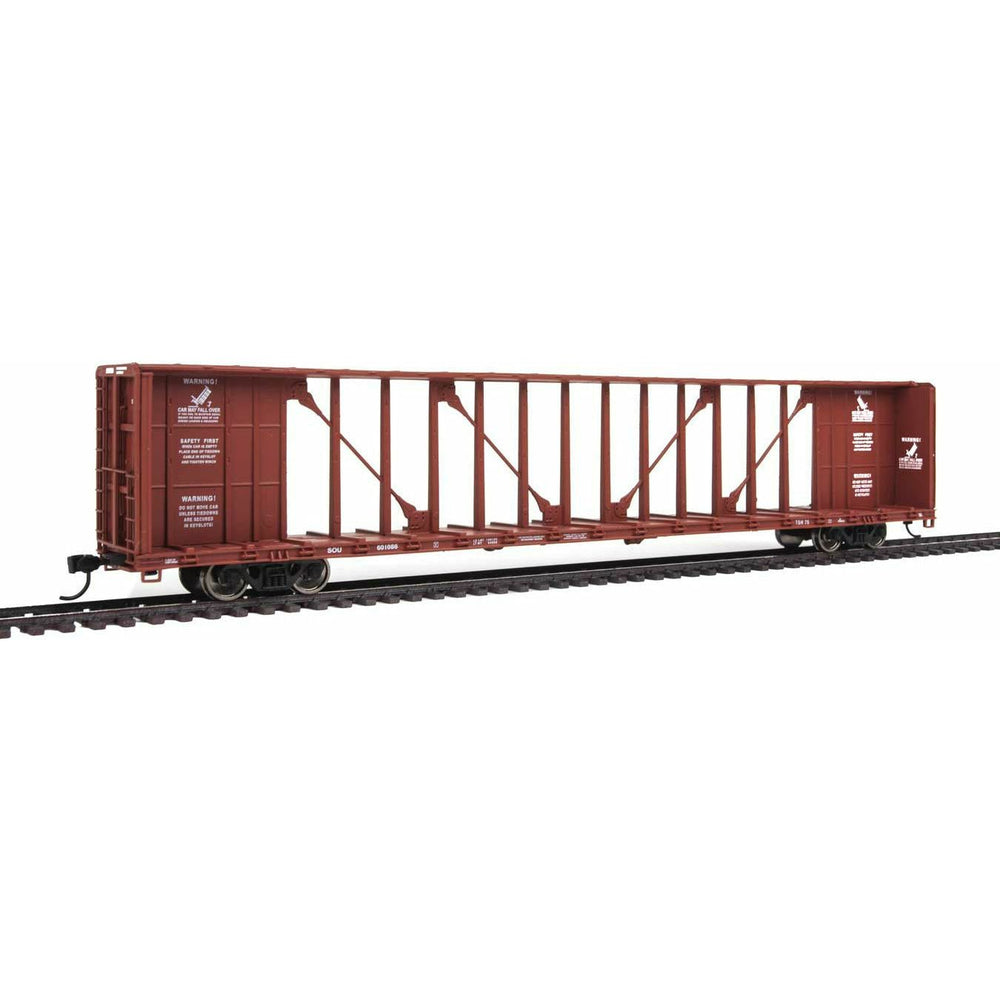 Walthers Mainline, 910-4855, HO Scale, 72' Centerbeam Flatcar, Southern, #601120